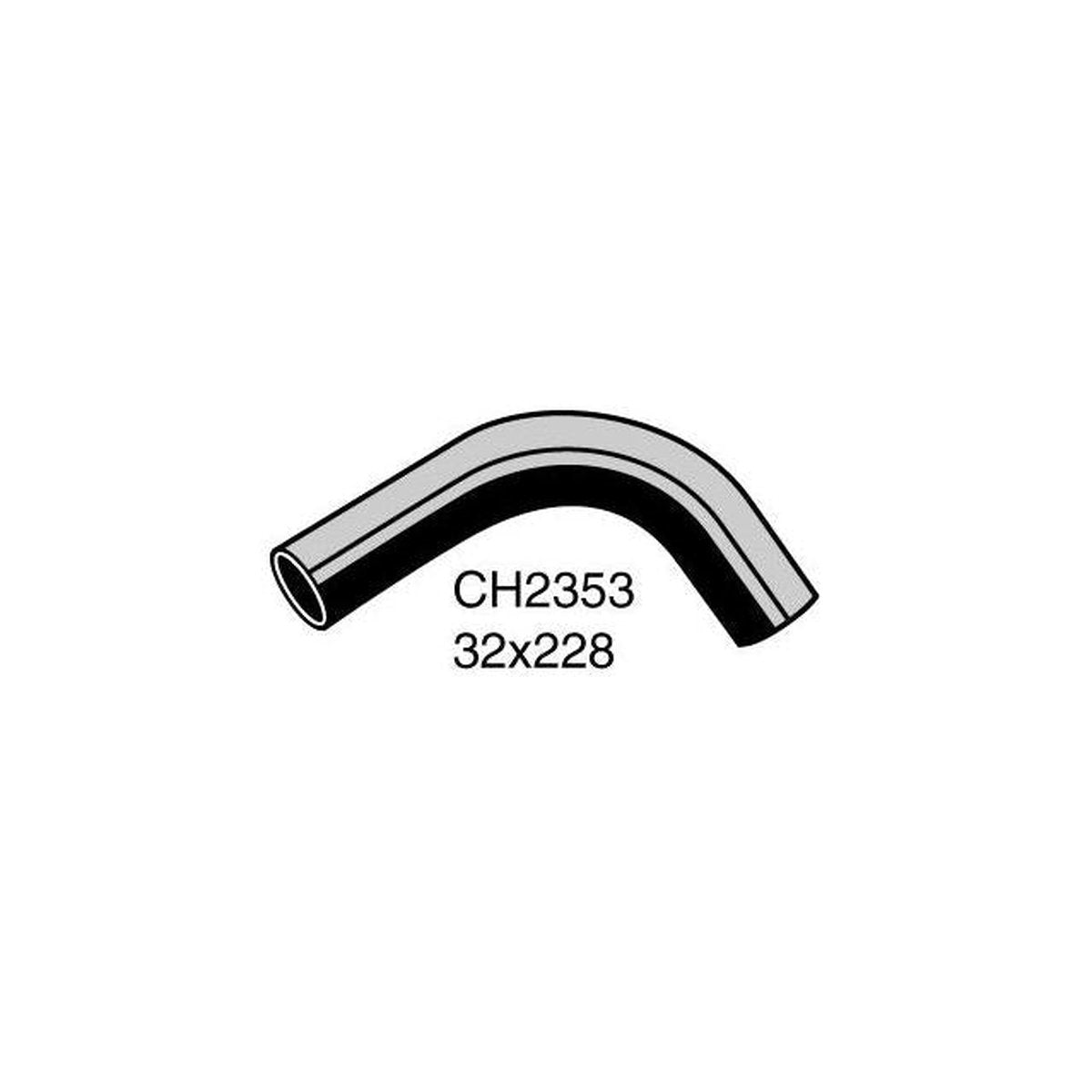Mackay Top Radiator Hose CH2353