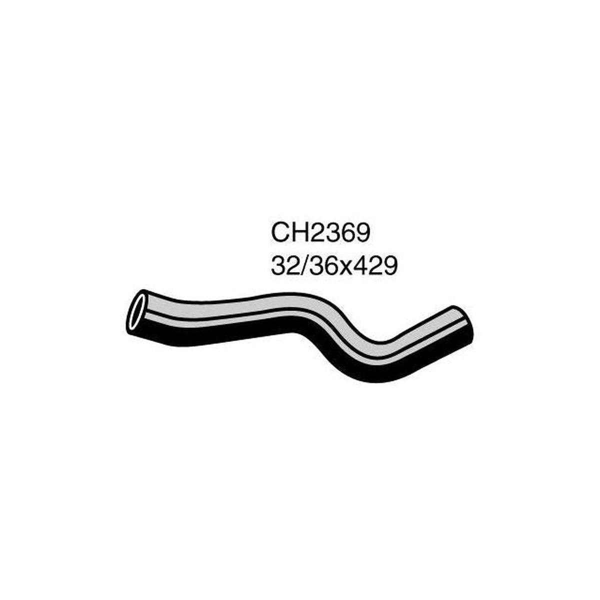 Mackay Top Radiator Hose CH2369