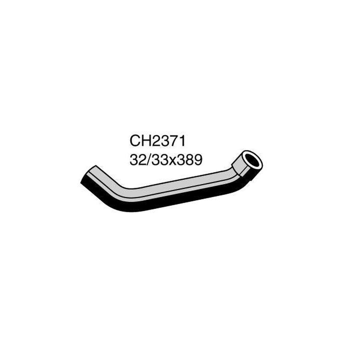 Mackay Top Radiator Hose CH2371