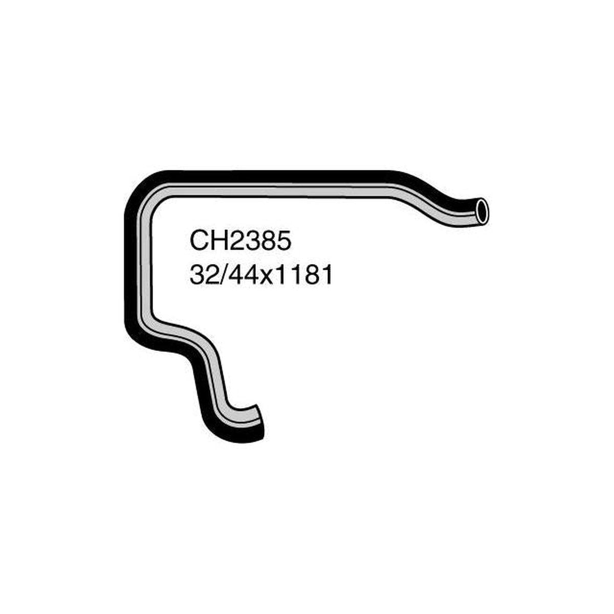 Mackay Bottom Radiator Hose CH2385