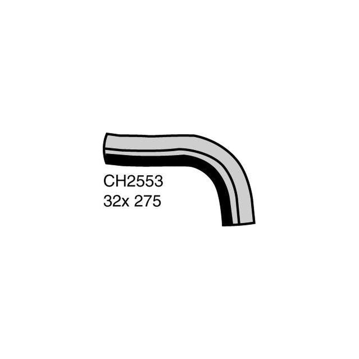 Mackay Bottom Radiator Hose CH2553