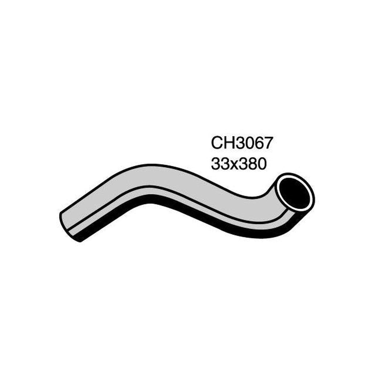 Mackay Top Radiator Hose CH3067