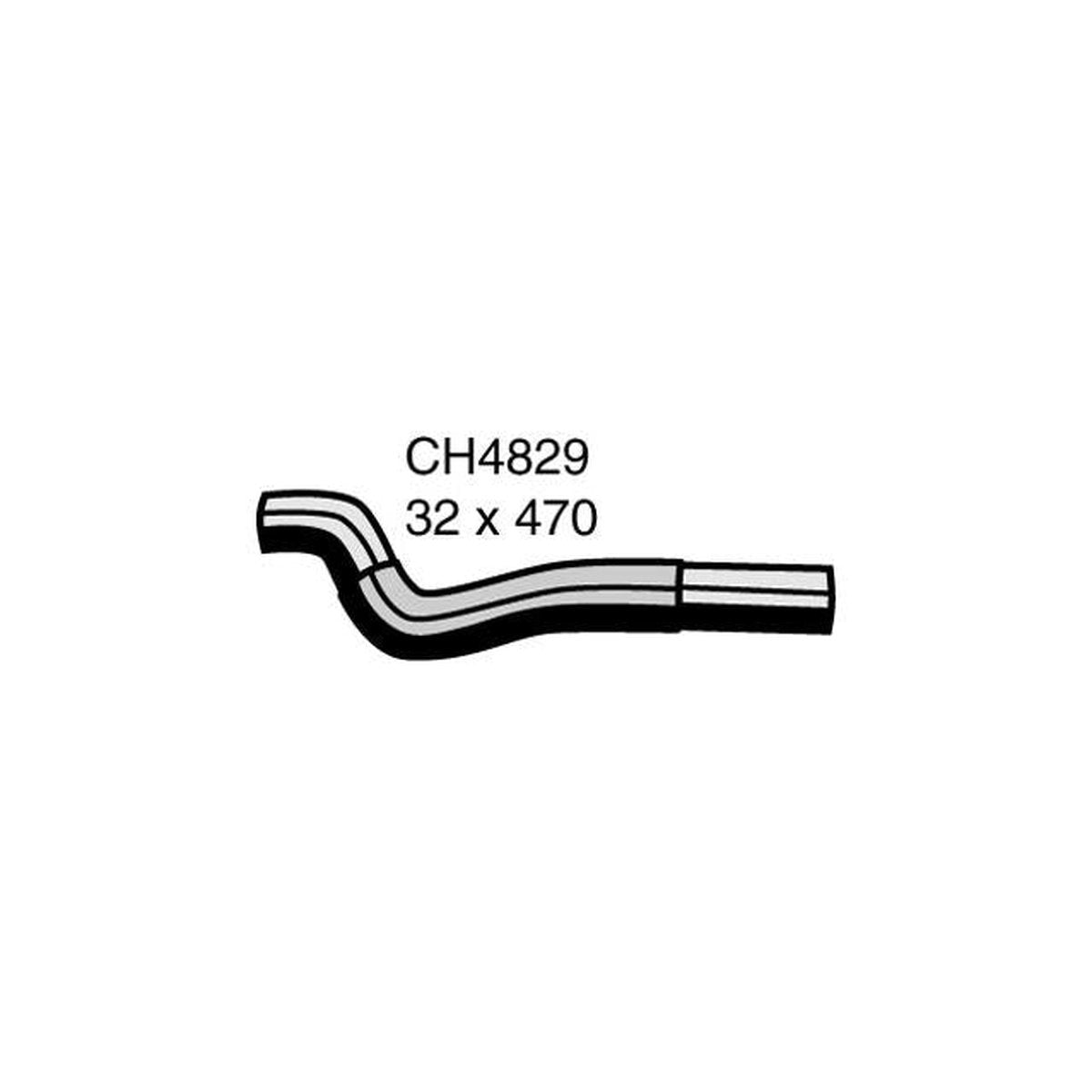 Mackay Top Radiator Hose CH4829