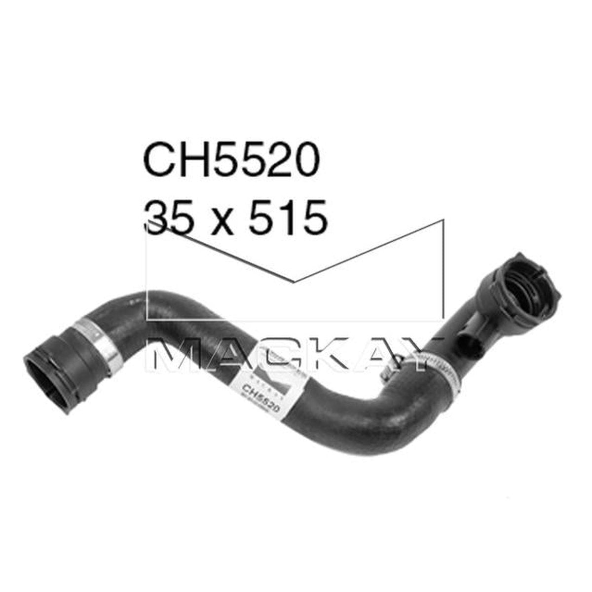 Mackay Bottom Radiator Hose CH5520