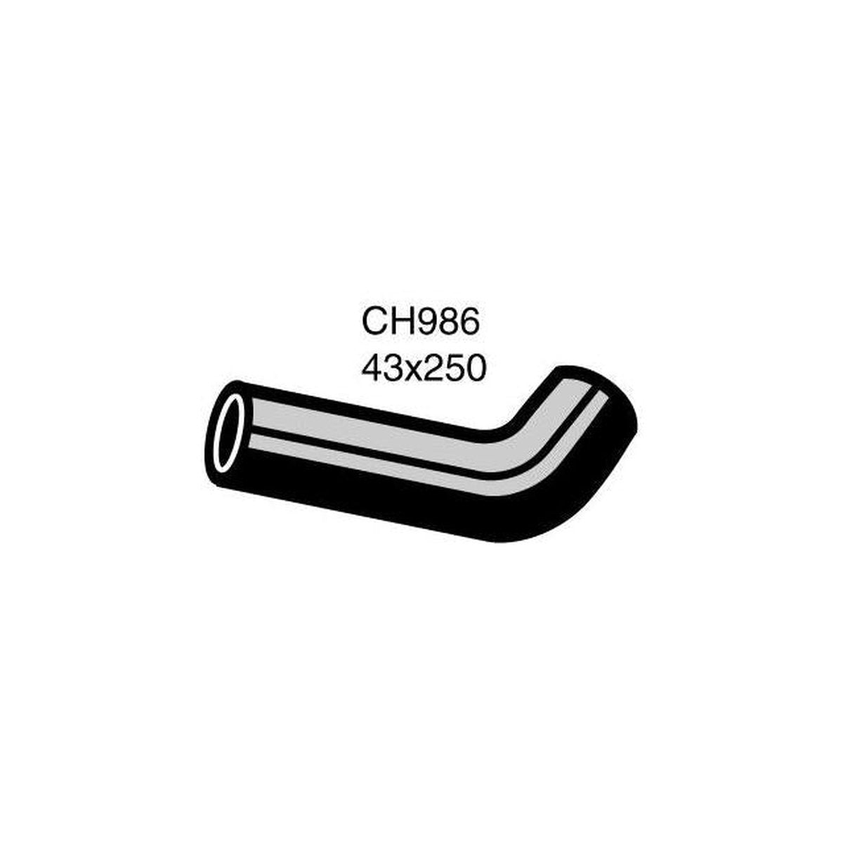 Mackay Bottom Radiator Hose CH986