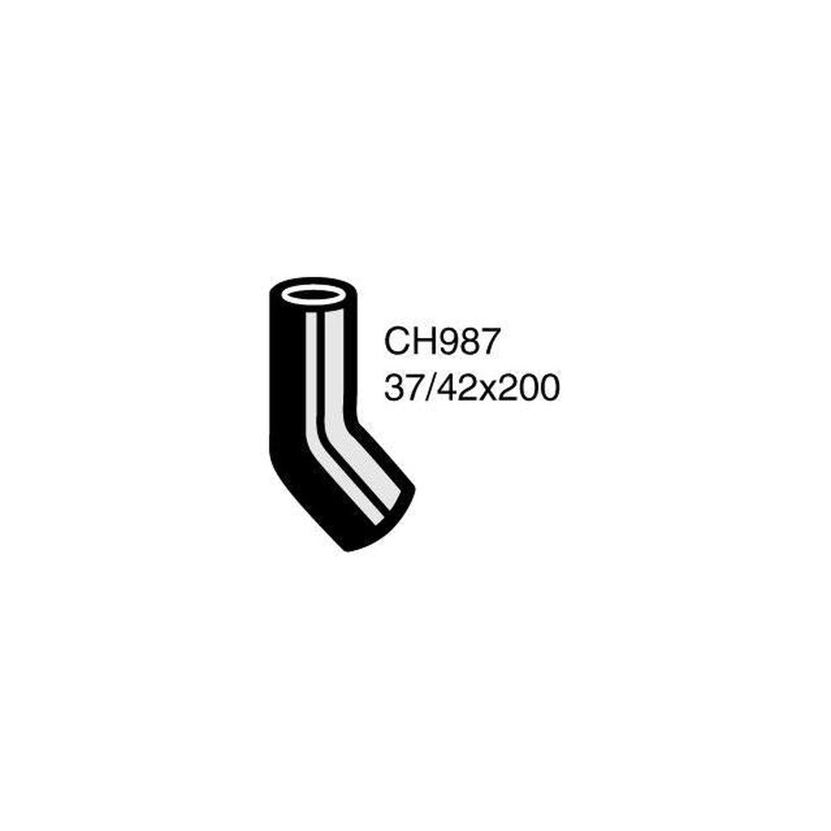 Mackay Bottom Radiator Hose CH987