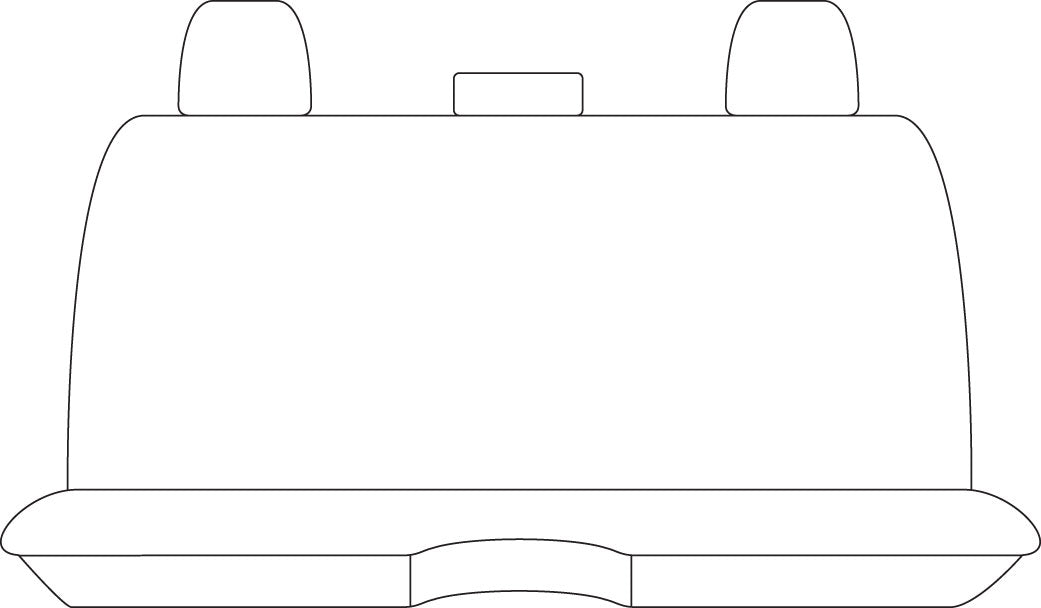 Sperling Tradies Canvas Rear Grey Seat Covers Suits Ranger XL, XLS 2022-On RM5310TRG