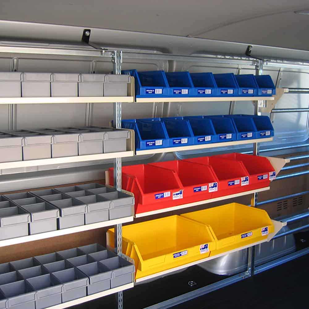 Fischer 600x100x200mm Plastic Spare Parts for Storage Tray 1H028