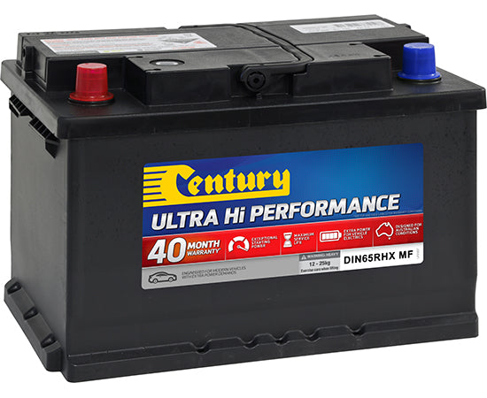 Century Batteries Battery 12V 760Cca 77Ah Din Ultra High Performance DIN65RHX MF