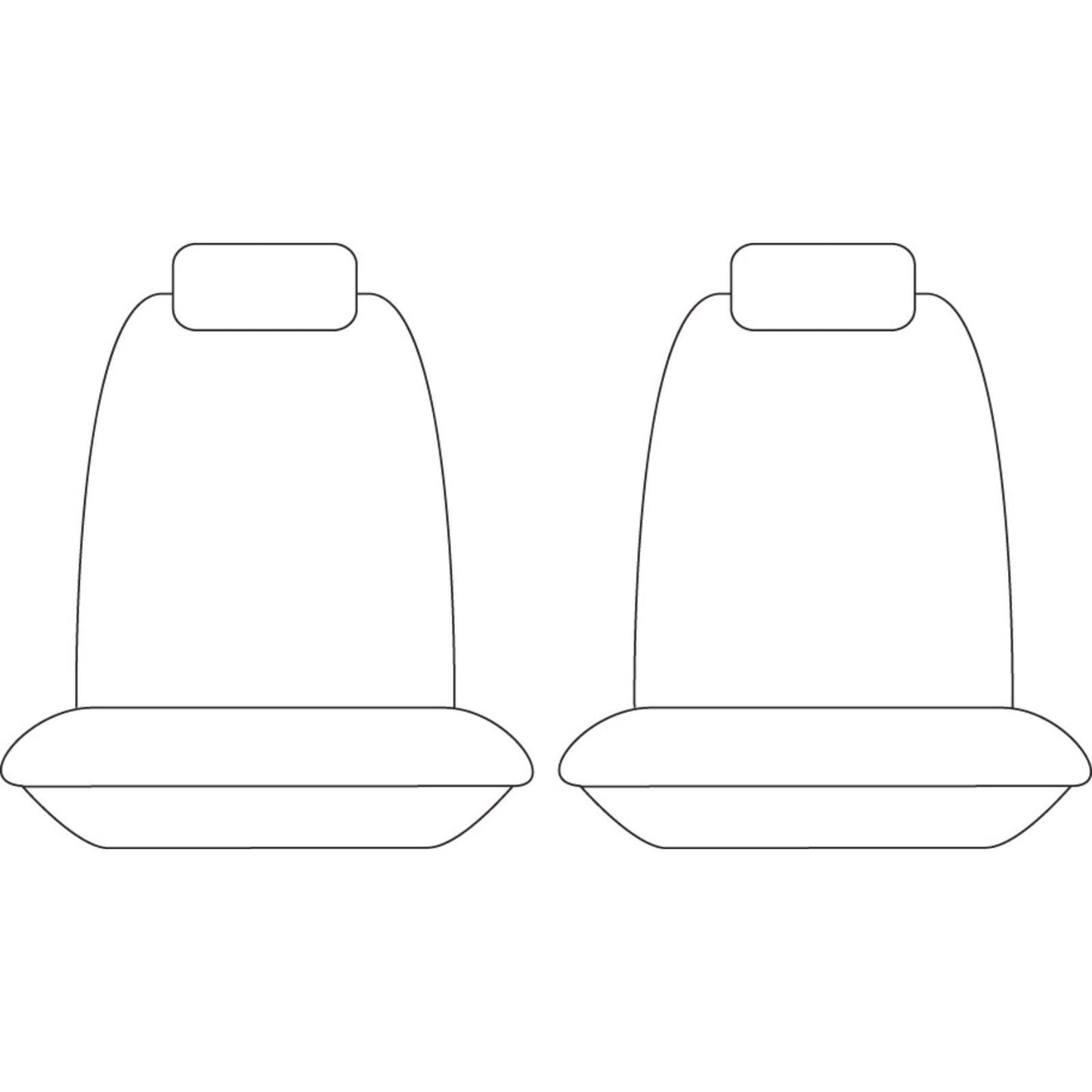 Sperling Weekender Jacquard Front Black Seat Covers Suits Grand Cherokee 2011-2021 RM1072WEB