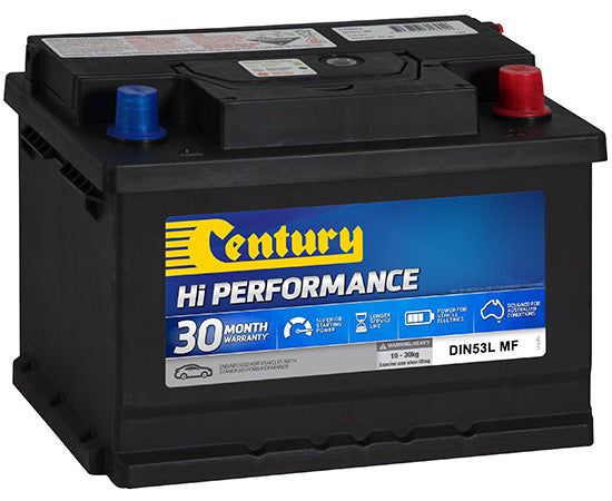 Century Batteries High Performance Din Battery 12V 500 Cca 242L X 175W X 175H (Mm) DIN53LMF