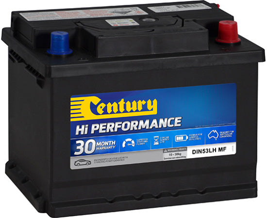 Century Batteries High Performance Din Battery 12V 500 Cca 242L X 175W X 175H (Mm) DIN53LHMF