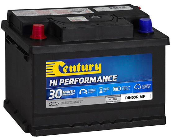 Century Batteries High Performance Din Battery 12V 500 Cca 242L X 175W X 175H (Mm) DIN53RMF