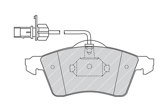 Ferodo Brake Pad Set FVR1518