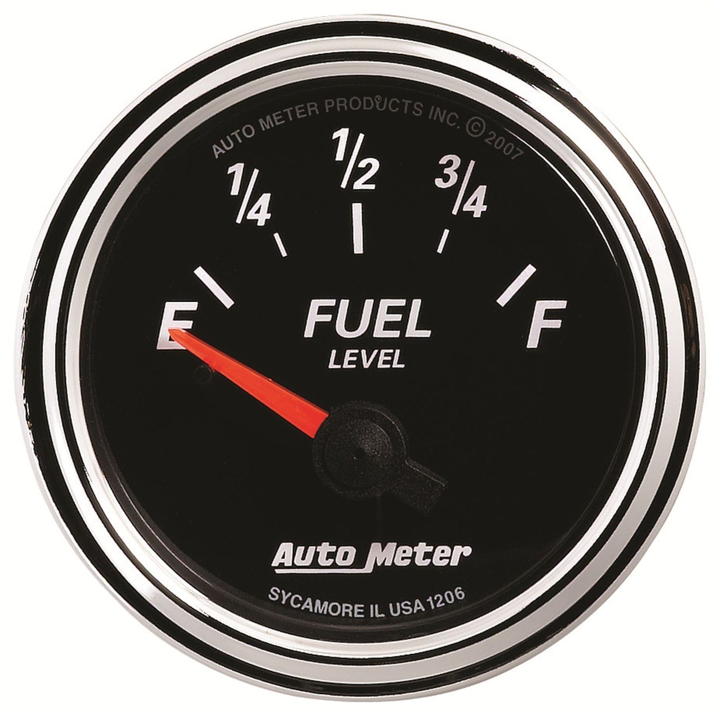 AutoMeter Designer Black II Fuel Level AU1206