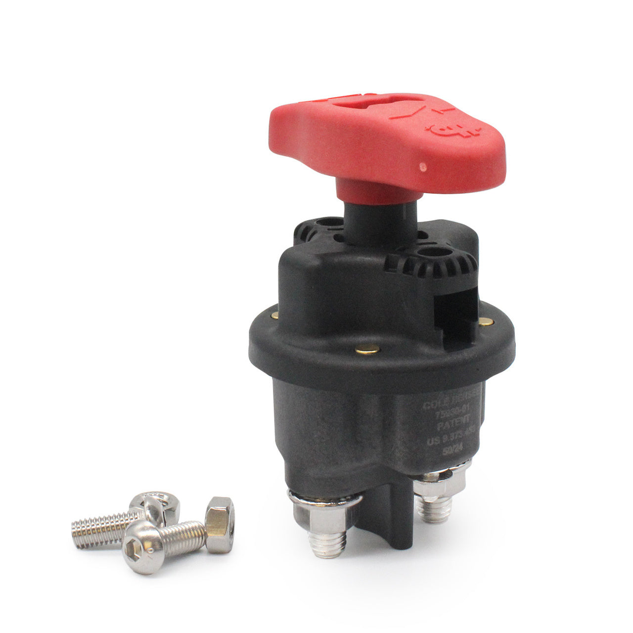Cole Hersee Battery Master Switch With Lockout Tag - Red 75930-01-BL