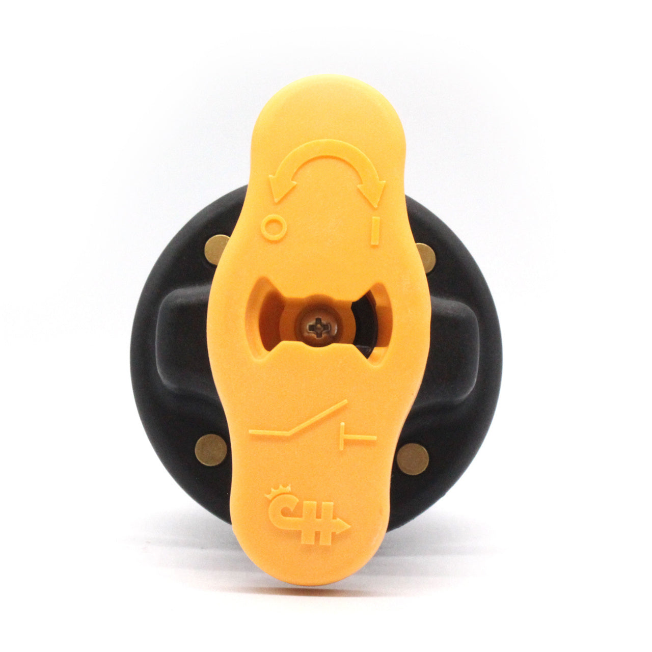 Cole Hersee Battery Master Switch With Lockout Tag - Yellow 75930-02-BL