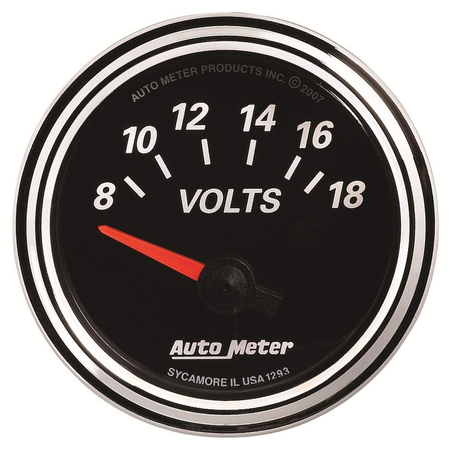 AutoMeter Designer Black II Voltmeter AU1293