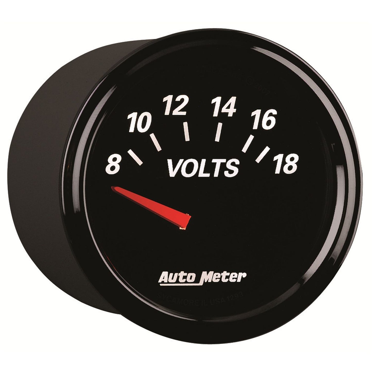 AutoMeter Designer Black II Voltmeter AU1293