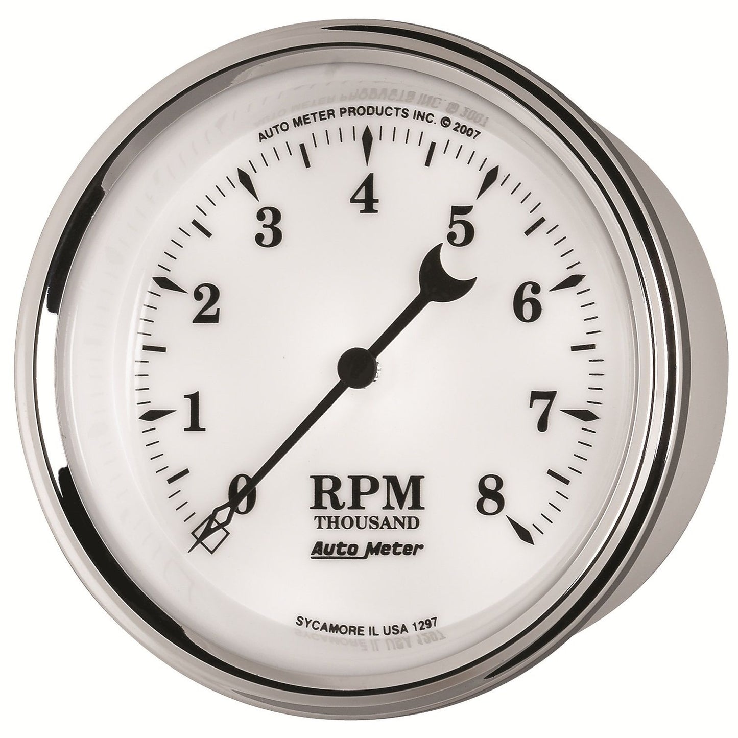 AutoMeter Old Tyme White II 3-3/8 Tacho AU1297
