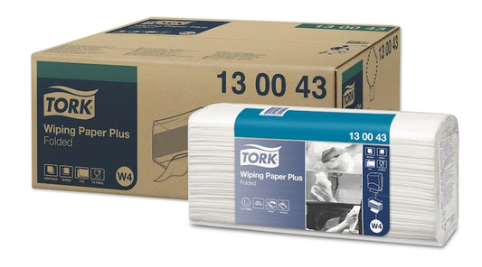 Tork Paper Wipe Folded 200 2 Ply W4 Carton of 5 130043
