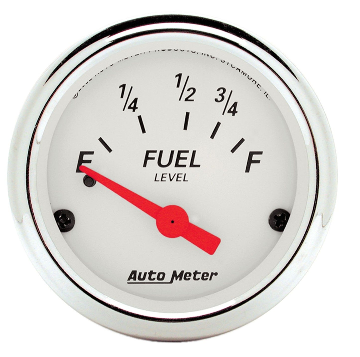 AutoMeter Arctic White Series Fuel Level Gauge AU1316