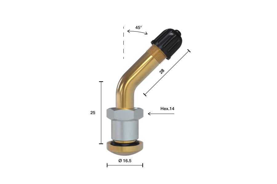 Wonder Tubeless Tyre Valve 1390