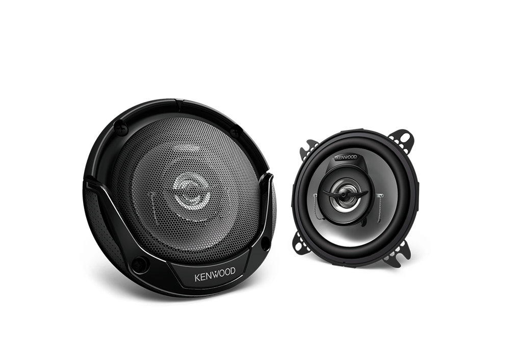 Kenwood Speaker Round 100mm (4in) 2 Way 210 Watts KFC-E1065SB