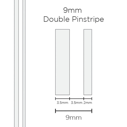SAAS Pinstripe 9Mm Double White 1502