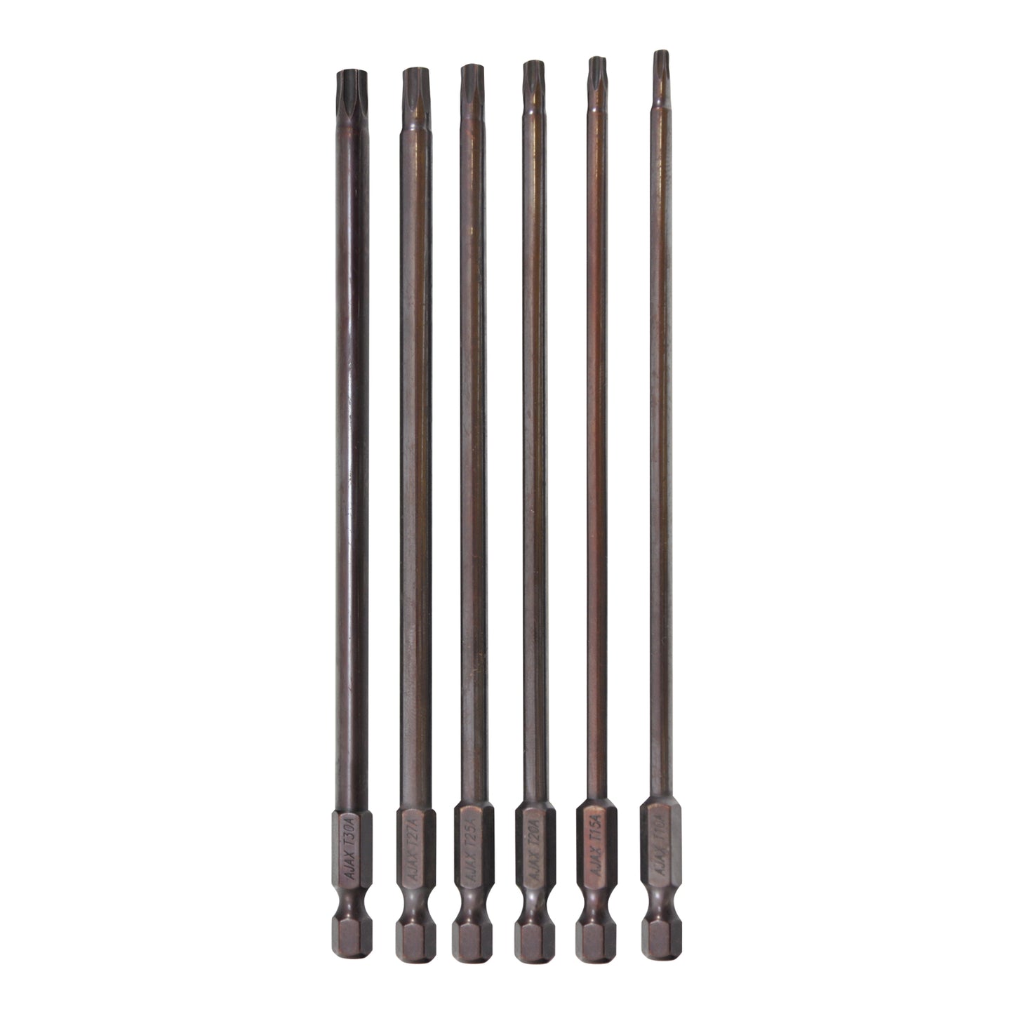 Ajax Torx Power Bit Set 150mm 6 Piece 150TXSET6