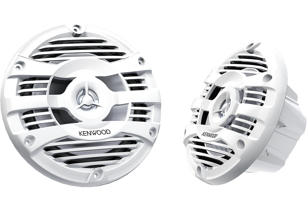 Kenwood 6.5 Inch Marine Spks- Wht KFC-1653MRW