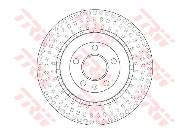 TRW Brake Rotor DF6175S