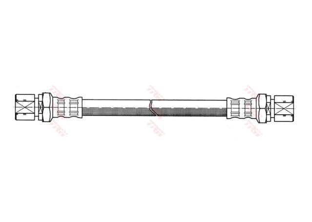 TRW Brake Hose Rear PHA430