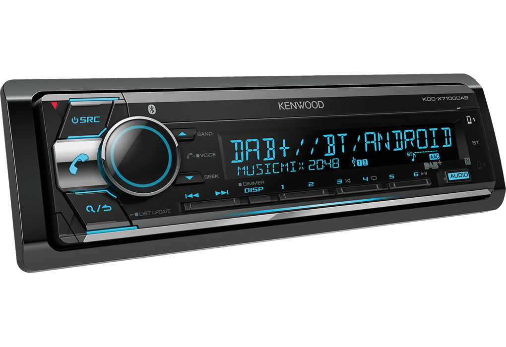 Kenwood Head Unit w/ Bluetooth Dual USB CD KDC-X7100DABSB