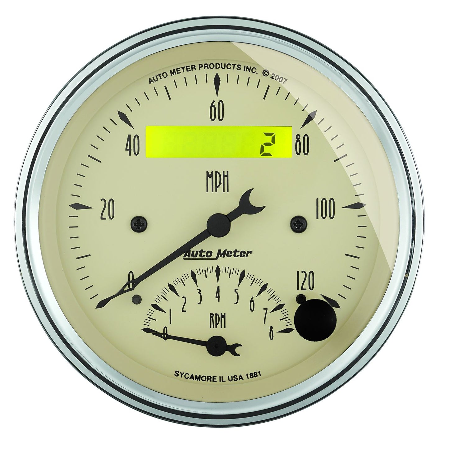 AutoMeter Antique Beige Tach Speedo Combo AU1881