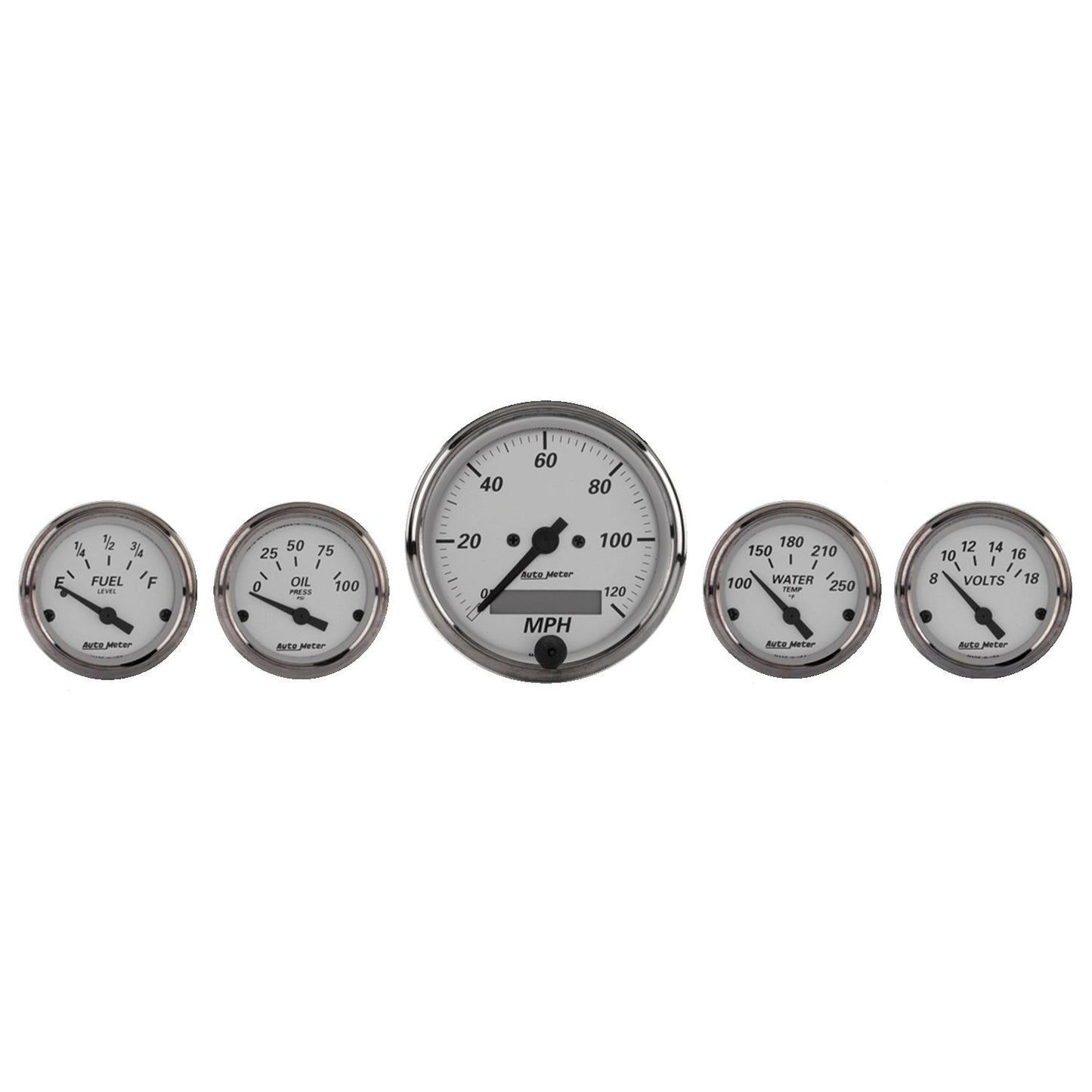 AutoMeter American Platinum Series 5-Gauge Kit AU1902