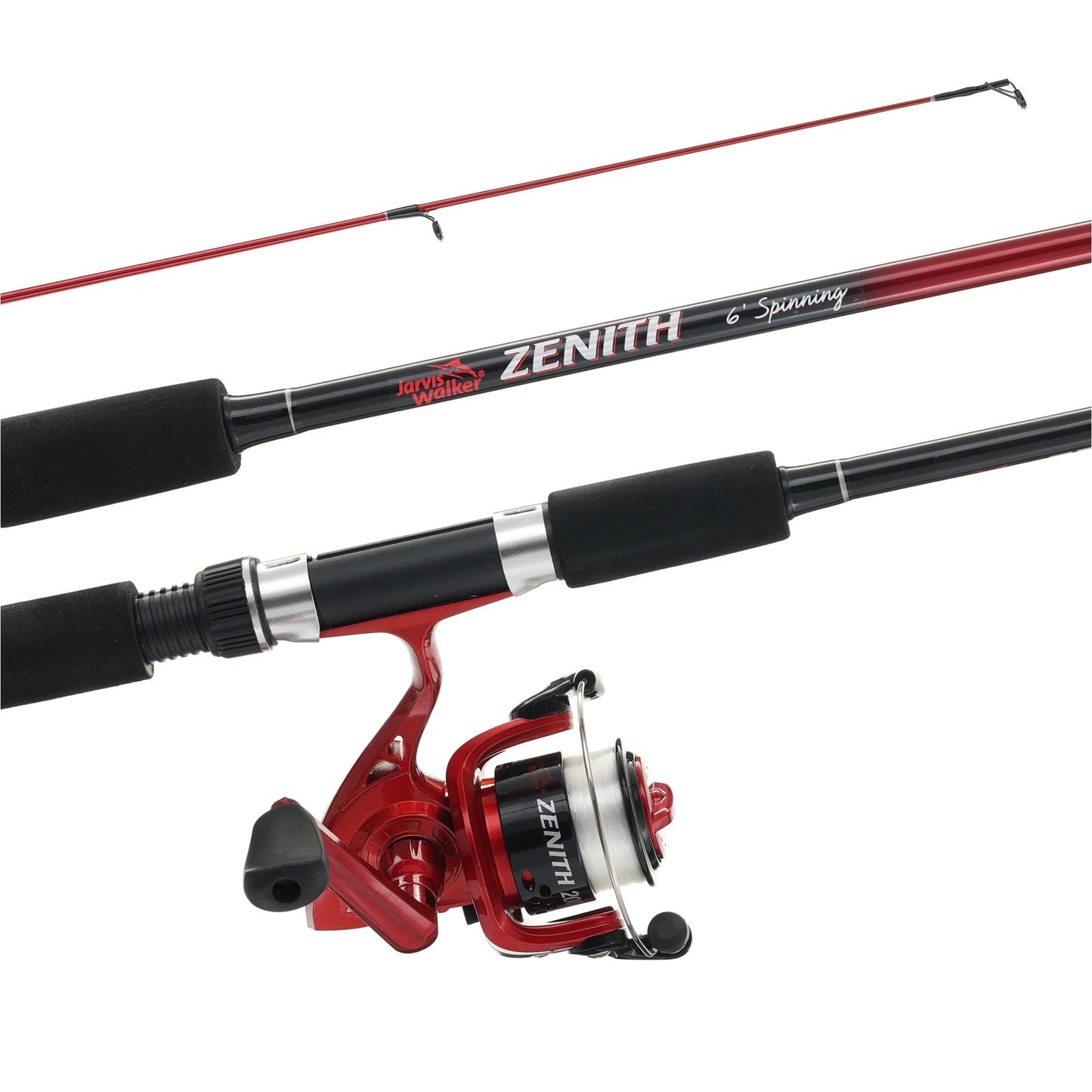 Jarvis Walker Zenith Spin Combo 6ft. (Blue/Red/Pink/Green) 19973