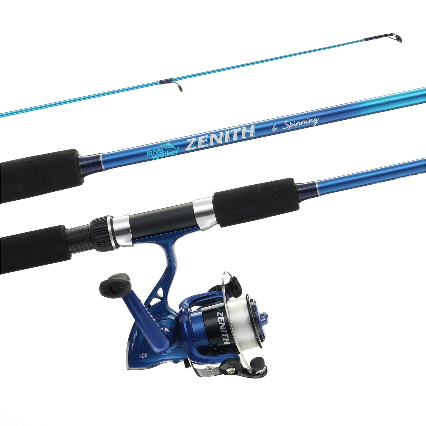 Jarvis Walker Zenith Spin Combo 6ft. (Blue/Red/Pink/Green) 19973