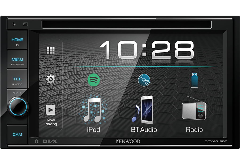 Kenwood DDX4019BT 6.2inch AV Dual Bluetooth USB DVD Tuner DDX4019BTSB