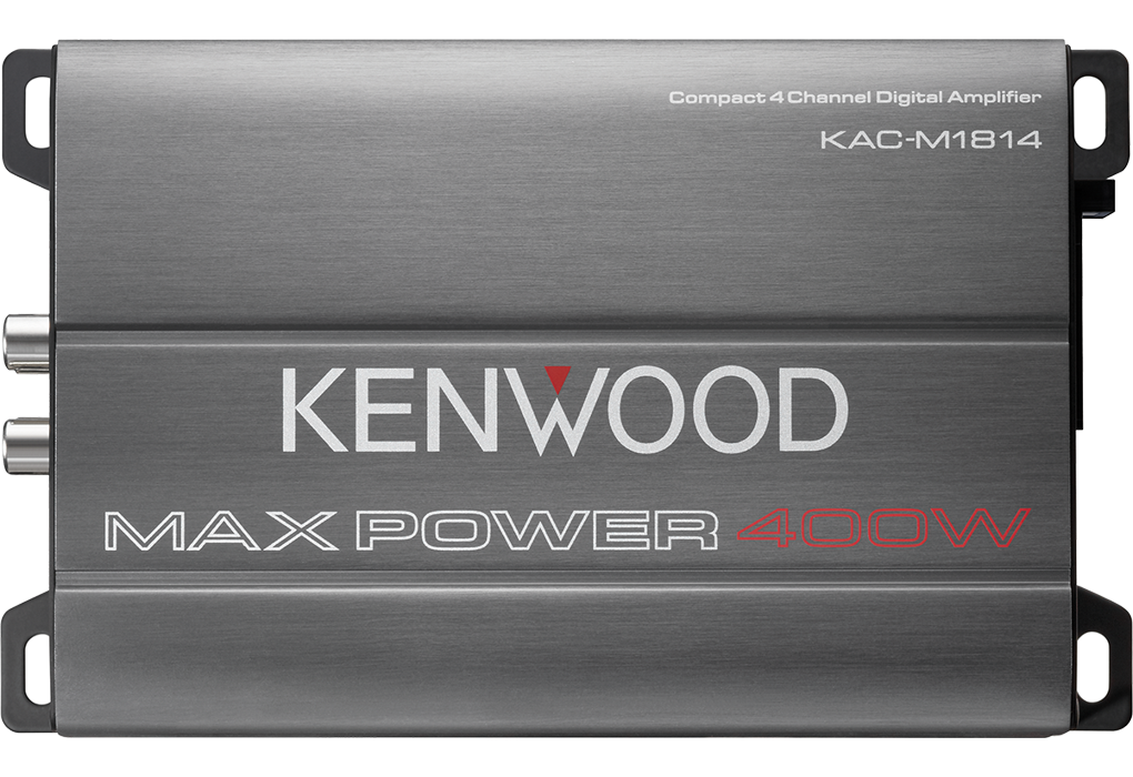 Kenwood 4Xchanl Waterproof Amp 45Wx4 KAC-M1814