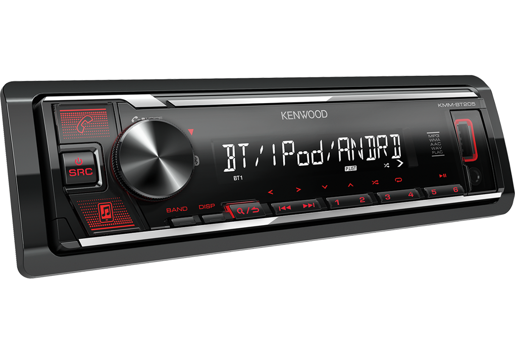 Kenwood Mechless Bt/Usb/Single Colour KMMBT205