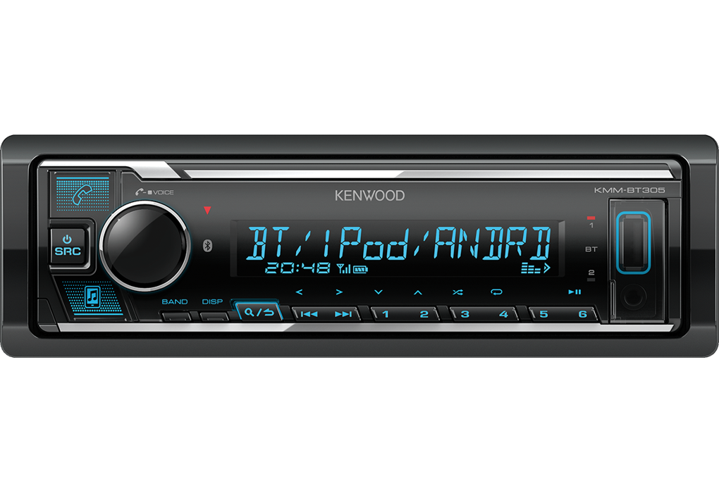 Kenwood KMM-BT305 Dual Bluetooth USB Tuner KMM-BT305SB