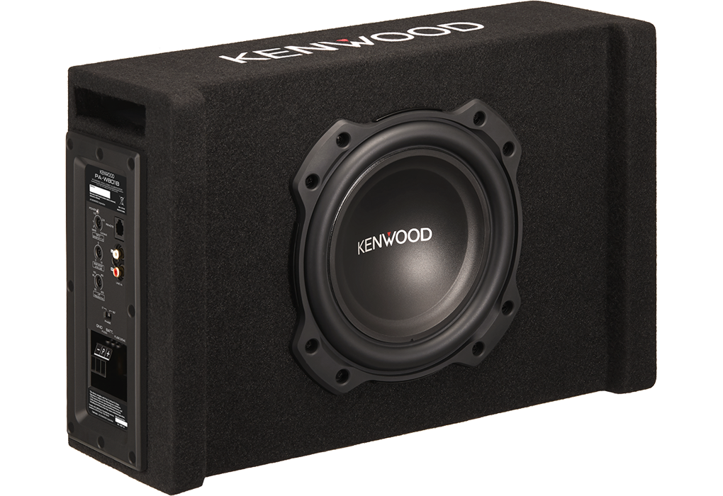 Kenwood 8In Powered Sub Box 400W 200W C-D PA-W801B