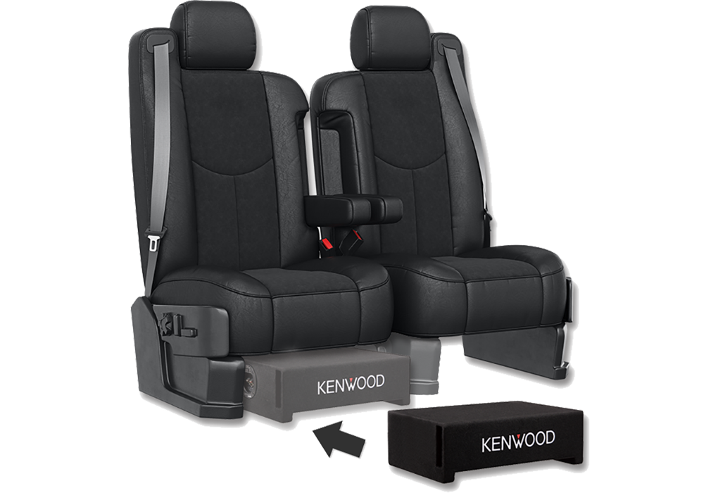 Kenwood 8In Powered Sub Box 400W 200W C-D PA-W801B