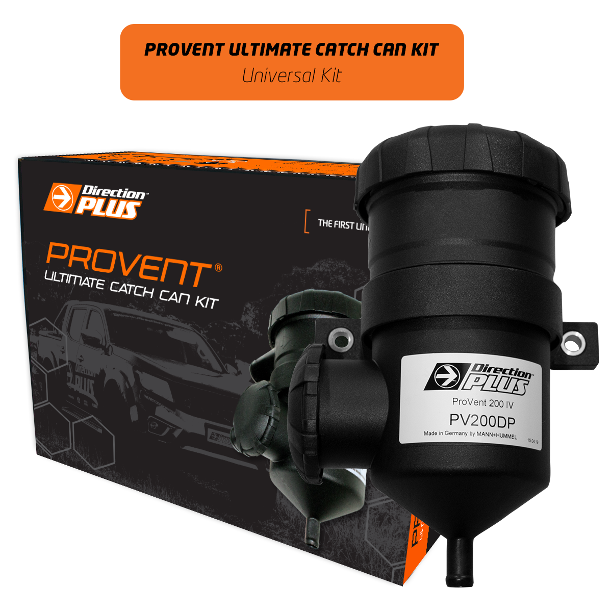 Direction Plus Universal ProVent Ultimate Catch Can Kit PV201DPK