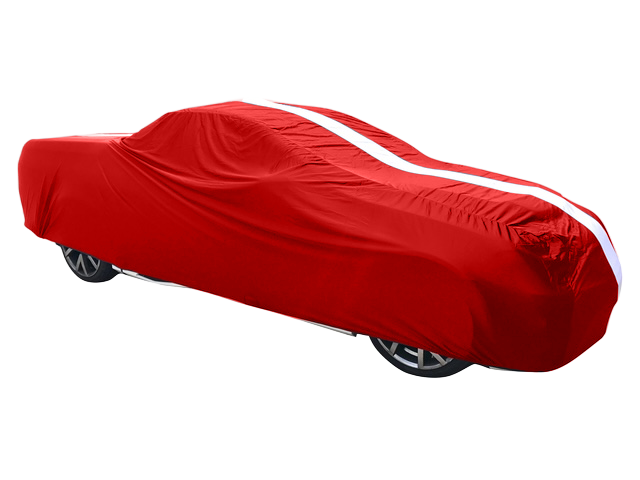 Autotecnica 2-Door Ute Cover Suits up to 5.2M Red with White Stripe 2-199R