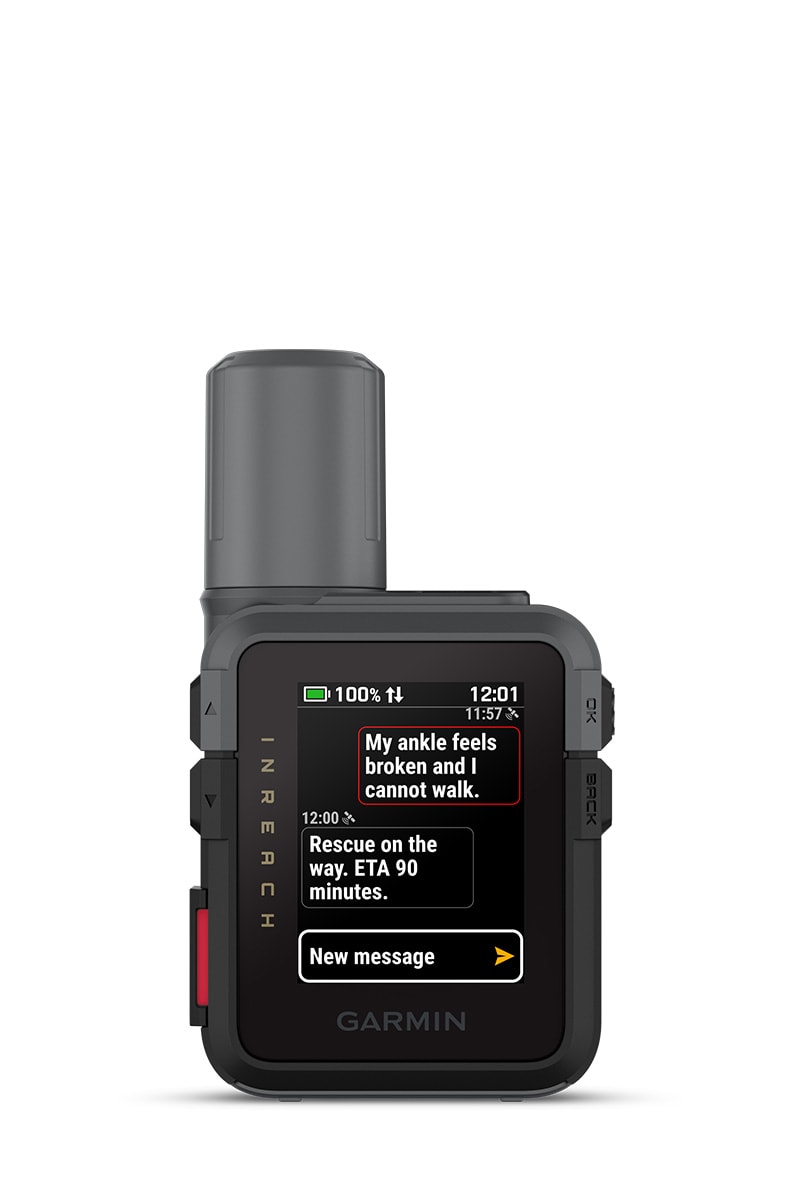 Garmin inReach Mini 3 Compact SOS Satellite Communicator with Touchscreen