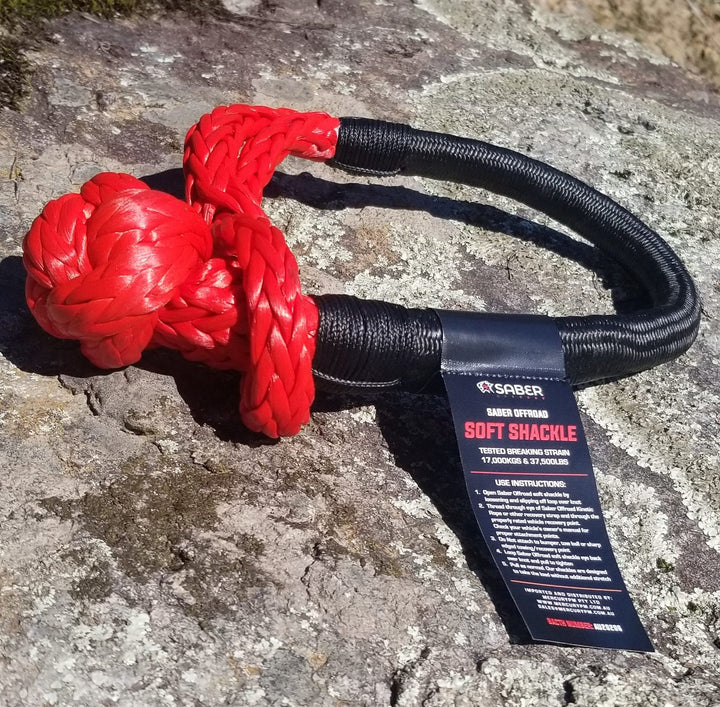 Saber Offroad 4x4 Heavy Duty Fully Bound Soft Shackle 17000Kg