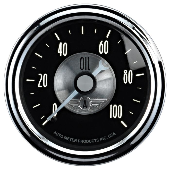 AutoMeter Black Diamond Oil Press Gauge AU2022
