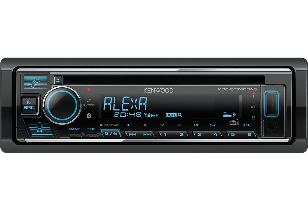 Kenwood 1Din Cd Usb/Aux Iphone Bt Dab+ KDC-BT740DAB